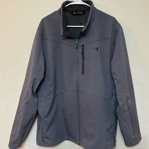 Men’s XXL Under Armor Gray zip coat